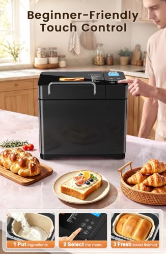 Premium 2.2LB Convection Bread Maker Dual Heaters