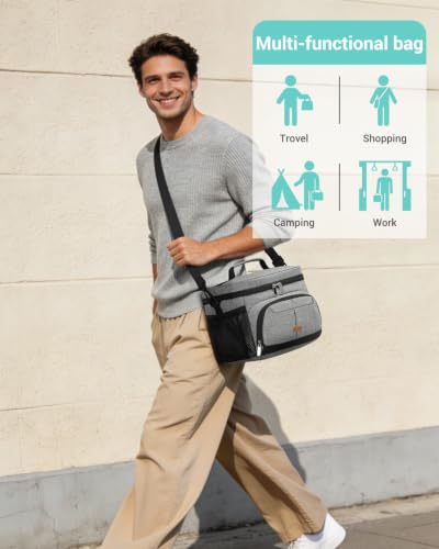 Lunch Box for Men Women Insulated Lunch Tote Cooler Bag Lunchbox