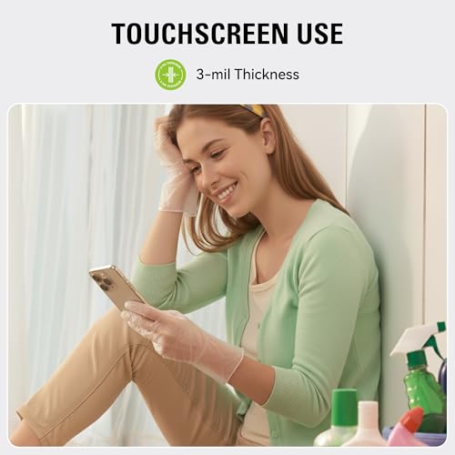 Disposable Vinyl Gloves (100 Count)