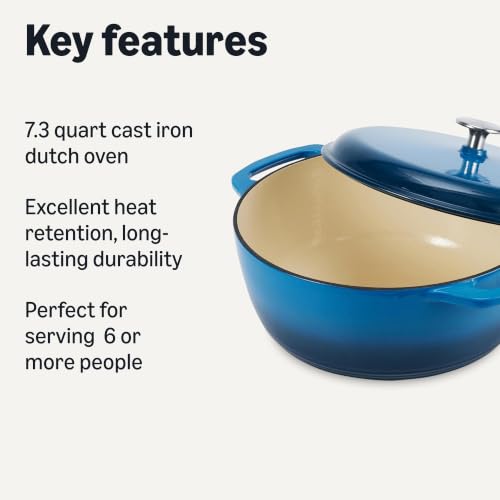 Enameled Cast Iron Dutch Oven Pot with Lid