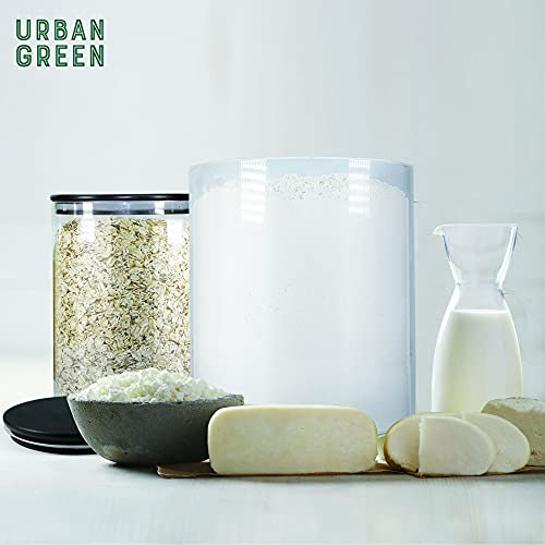 Glass Jars with Black Lids