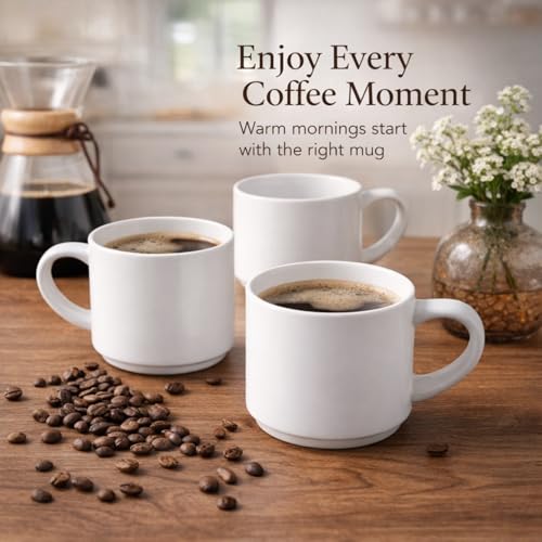 14 OZ Coffee Mugs Set of 6 (6 Count)