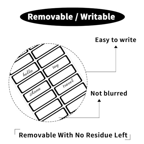 Removable Freezer Labels Stickers