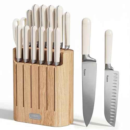 14 Piece Kitchen Knife Set with Block (14 Count)