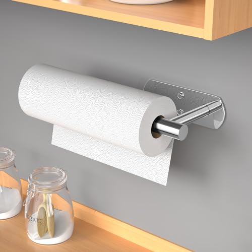 Self Adhesive Paper Towel Holder Under Cabinet Mount