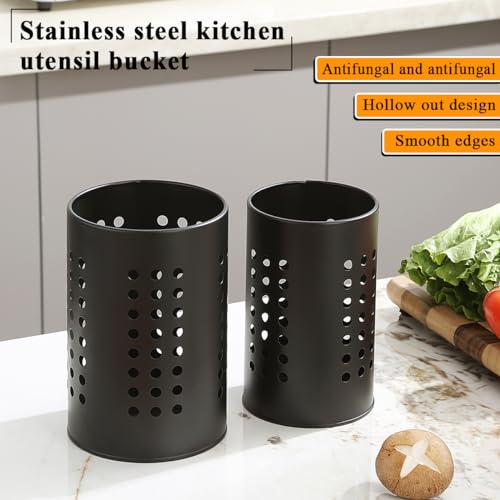 Kitchen Utensils Holder for Countertop Pack of 2 (2 Count)