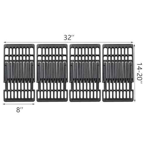 Cast Iron Adjustable Cooking 4 Grates Replacement Universal Expandable Adjust Cooking Grill Grids