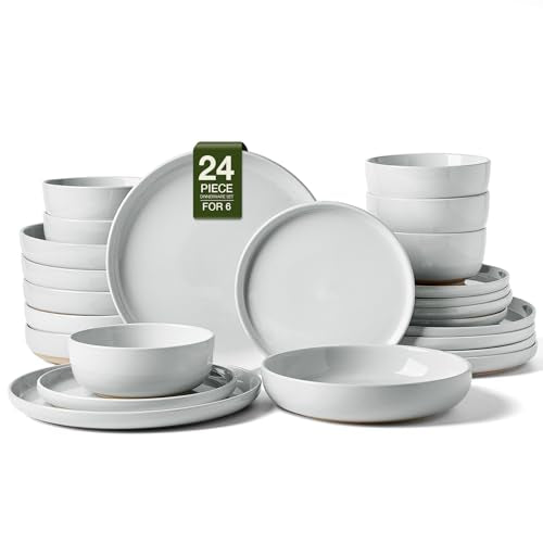 Milkyway 24 Piece Dinnerware Set with Pasta Bowls