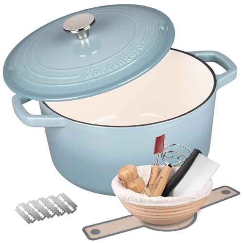 Enameled Cast Iron Dutch Oven Pot with Lid