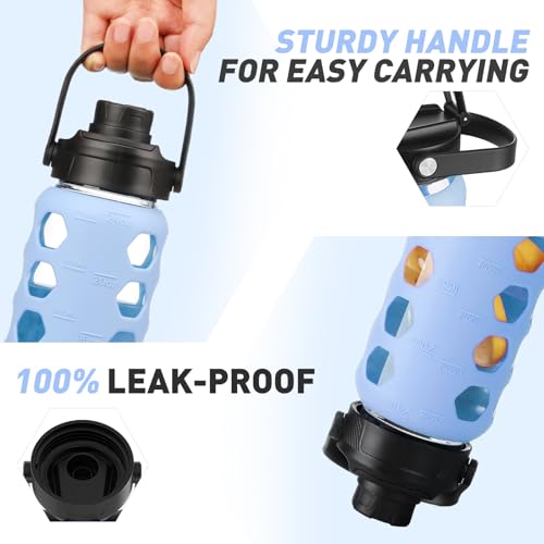 Glass Water Bottle