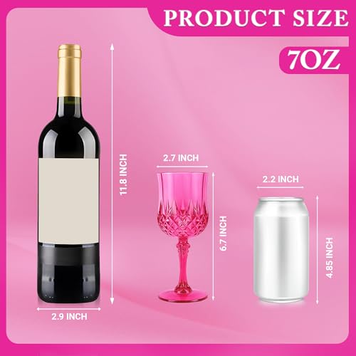 12Pack Plastic Wine Glasses (12 Count)