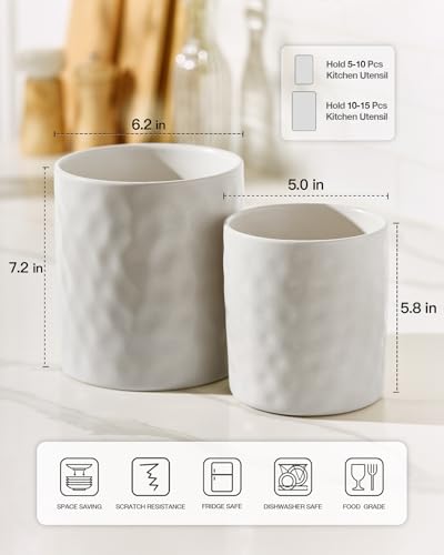 Ceramic Utensil Holder (2 Count)