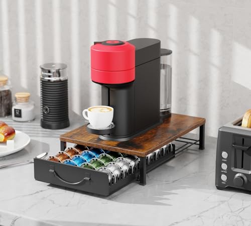 Coffee Pod Holder Drawer Compatible with Nespresso
