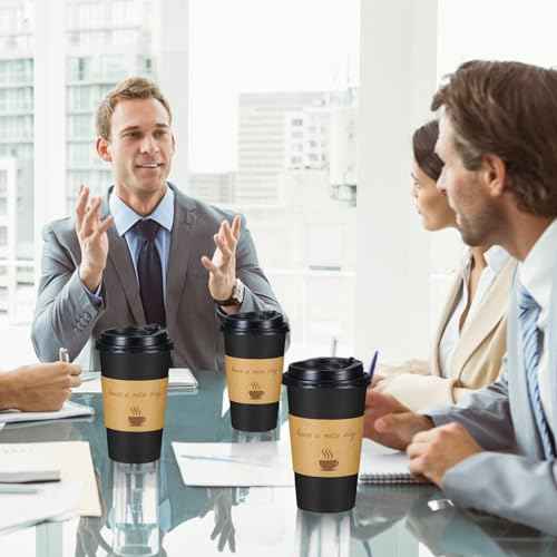 500 Pack 16 oz Coffee Cups (500 Count)