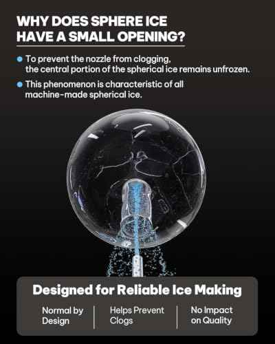 2.4″ Ice Ball Maker Countertop (100 Count)