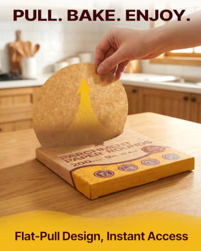 Unbleached Parchment Paper Rounds