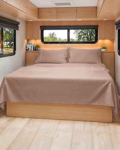 Short Queen Size 4 Piece Bed Sheet Set