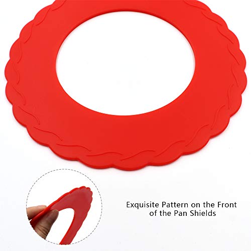 4 Pcs Mini Silicone Pie Crust Shields for 4 (4 Count)