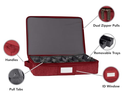 Flatware Storage Box with Removable Trays