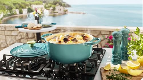 Enameled Cast Iron Round Dutch Oven
