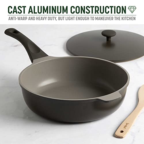 All-in-One Pan, Multilayer Nonstick Cookware Set, High-Performance Construction, Multipurpose Design Replaces Multiple Pots and Pans, Dishwasher Safe, 11-Inch, 4.4-Quart Capacity, Graphite