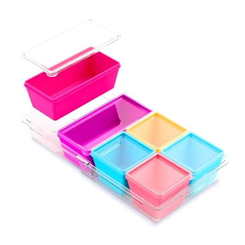Silicone Freezer Molds with Lids (6 Count)
