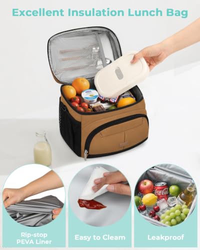 Lunch Box for Men Women Insulated Lunch Tote Cooler Bag Lunchbox