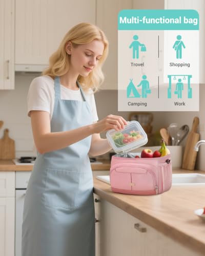 Lunch Box for Men Women Insulated Lunch Tote Cooler Bag Lunchbox