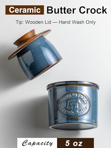 French Butter Dish with Lid