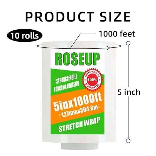 Clear Shrink Wrap Film 5" x 1000ft Roll