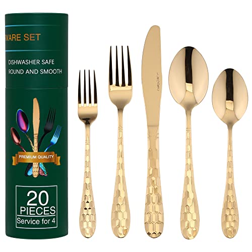 20 Piece Silverware Set for 4