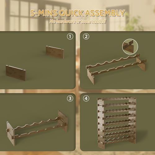 Wine Rack Freestanding Floor
