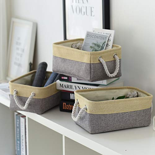 Fabric Storage Baskets for Organizing (6 Count)