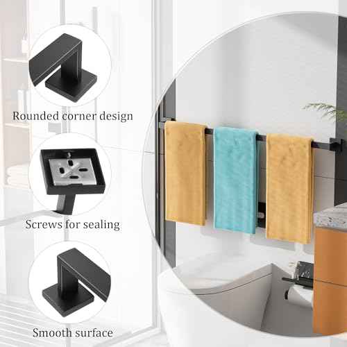 32 Inch Towel Bar for Bathroom Wall Mounted