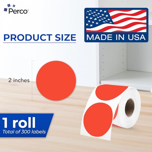 Red Thermal Labels (300 Count)