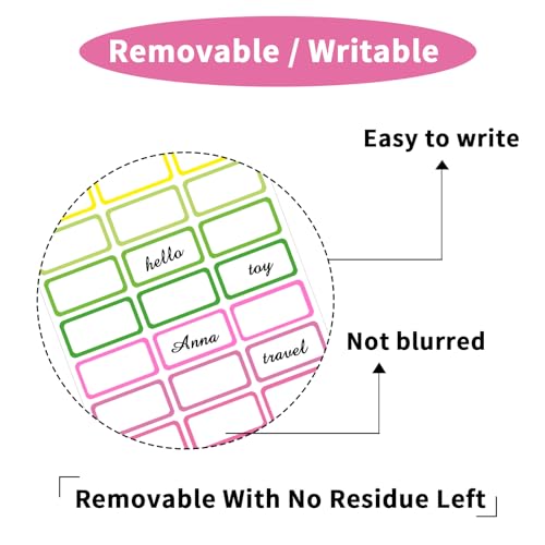Removable Freezer Labels
