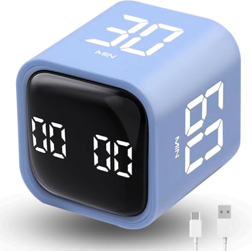 Productivity Timer Flip Gravity Sensor Cube Timer Countdown & Countup