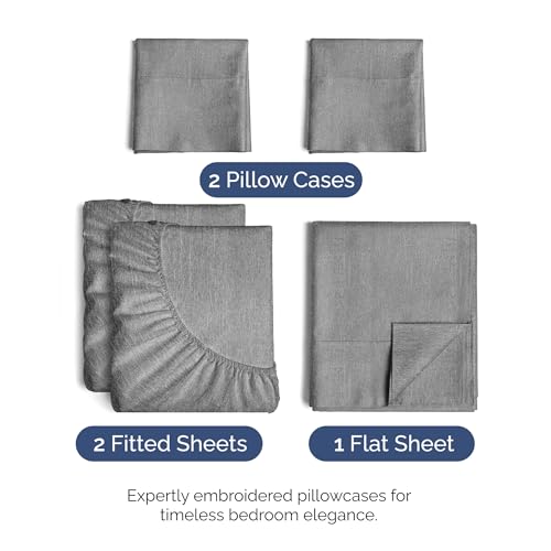 Split King Size 5 Piece Sheet Set