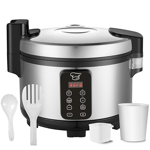 Large 15L Commercial rice cooker 84 cups cooked (84 Count (cups))