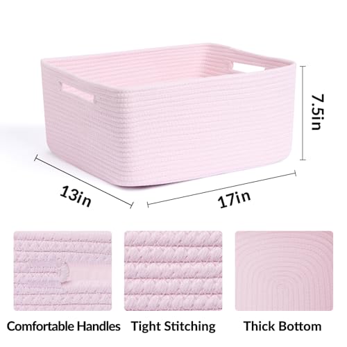 Large Storage Baskets for Organizing (4 Count)