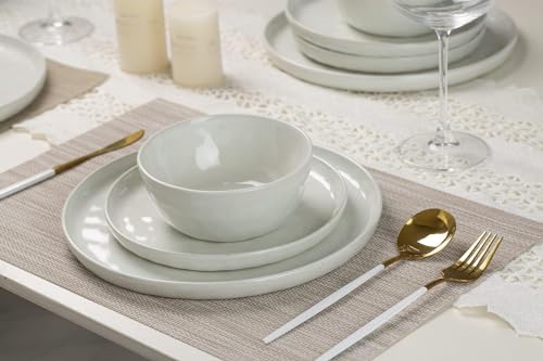 Mars Stoneware Dinnerware Set for 8