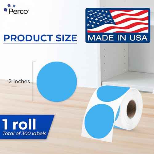 Dark Blue Thermal Labels (300 Count)