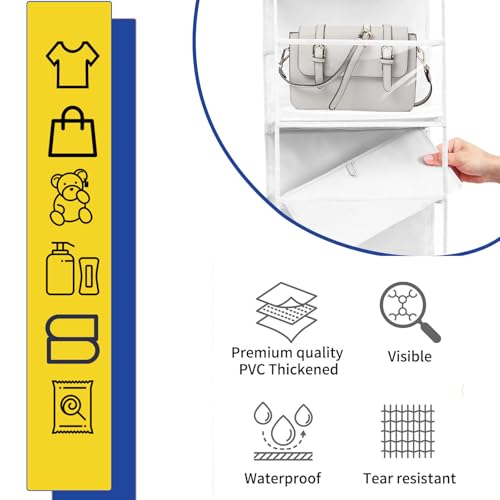 6 Tier Over The Door Hanging Organizer (6 Count)
