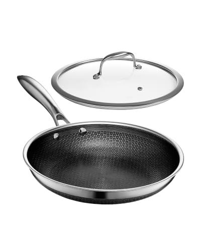 10" Hybrid Nonstick Frying Pan with Lid
