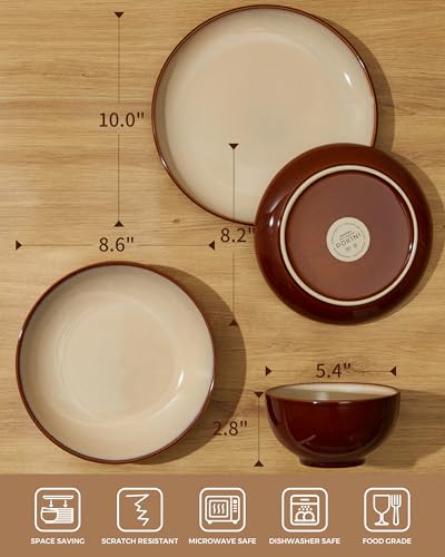 Stoneware Dinnerware Sets for 8