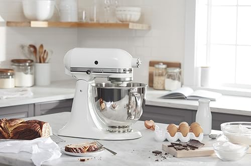 Artisan, 5-Qt Tilt Head Stand Mixer, KSM150PS, White