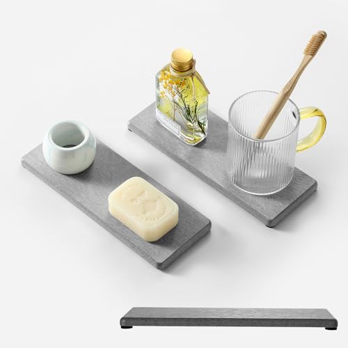 2PCS Bathroom Counter Vanity Trays (2 Count)