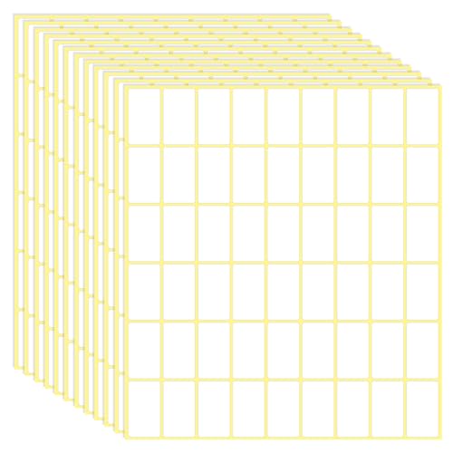 1620 Pcs File Folder Labels 0.6 x 1 Inch Blank Name Labels White Labels Stickers Writable Food Labels for Jars Boxes Envelopes School Office Kitchen (1620 Count)