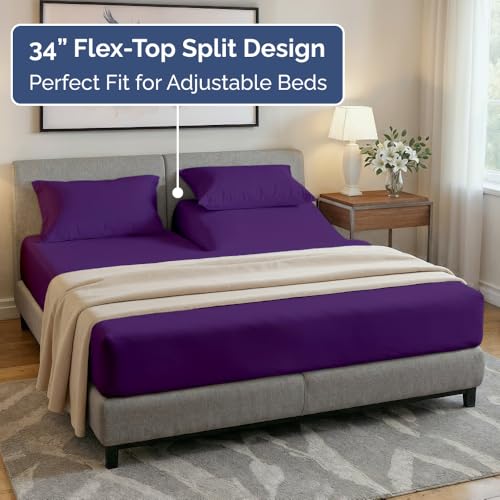 Flex Top Split Head King 4 Piece Sheet Set (4 Count)