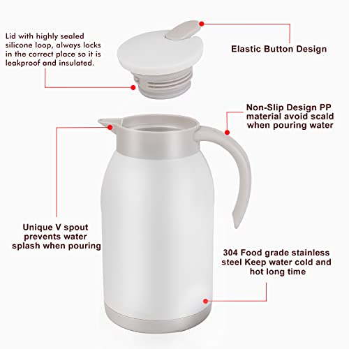 Stainless Steel Thermal Coffee Carafe Dispenser